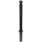Ornamental bollard | Series 478B | � 76 mm | removable, self-engaging lockwith hot-dip galvanized ground socket part-no. 476.40approx. 400 mm below ground | with triangular locking mechanism acc. with DIN 3223 | without eyelet